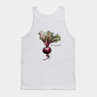 Get rooted - beetroot art Tank Top